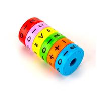 GrueGard Jouet éducatif arithmétique magnétique, Jeux de Maths colorés pour Enfants, Jeux de Chiffres & Blocs numériques magnétiques - Remplissage de Cornet Scolaire, Cadeau de rentrée