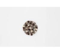 Grült Home Dessous de plat - Dessous de plat en feutre pour tasses, casseroles, poêles et tasses feutrés à la main au Népal (gris, cercle 10 cm)