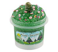 Grün Snow Fizz Slime, Fluffy Slime für Kinder, Schleim-Partygeschenke für Mädchen und Jungen im Alter Von 8-12 Jahren, Sensorisches Schleim Spielzeug, Weihnachts und Hallowmas Geschenk