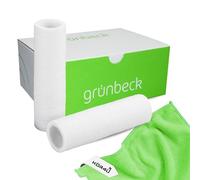 Grünbeck GENO 103075 Lot de 2 bougies filtrantes de rechange, 80 μm, taille 1, sans cloche de protection, avec chiffon microfibre kör4u vert