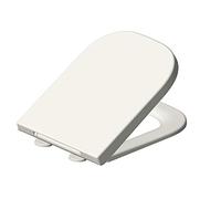 Grünblatt Abattant de WC 515206 en Duroplast compatible avec les toilettes Roca The Gap avec système d'abaissement automatique et amovible pour le nettoyage Blanc