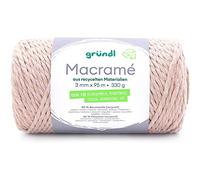 Gründl 4889-02 Macramé Fil De Crochet - Beige - 95 m