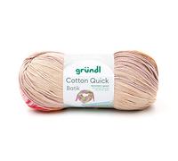 Gründl 4921-07 Cotton Quick Fil De Crochet - Beige/Marron/Rose/Orange - 260 m