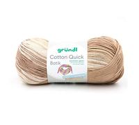 Gründl 4921-08 Cotton Quick Fil De Crochet - Marron/beige - 260 m