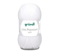 Gründl 760-01 Fil, Acrylic, Blanche, 3,5-4,5 mm