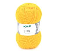 Gründl 760-10 Fil, Acrylic, mais Jaune, 3,5-4,5 mm