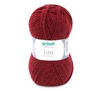 Gründl 760-13 Fil, Acrylic, Bordeaux, 3,5-4,5 mm