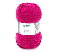 Gründl 760-14 Fil, Acrylic, Fuchsia, 3,5-4,5 mm