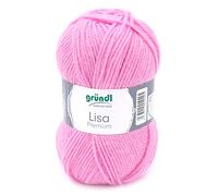 Fil à tricoter LISA PREMIUM UNI - Grundl. Color : 31 Rose