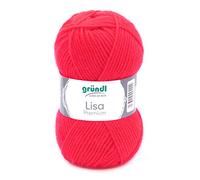 Gründl 760-47 Fil, Acrylic, Corail Néon, 3,5-4,5 mm