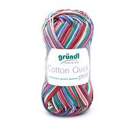 Gründl 861-188 Fil, Multicolore Rouge-Bleu-Jaune, ca. 225 m