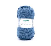 Gründl Alaska Pelote de laine 80 % polyacrylique/20 % laine vierge Couleurs Fb. 19 Jeans