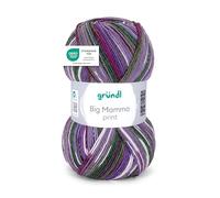 Gründl Big Mamma Print 400 g, Violet-vert sapin-blanc-vert mousse-lavande