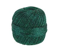 Gründl Fil à Crocheter « Pailleté » Vert Hivernal