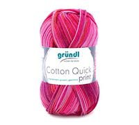 Gründl Fil, Fuchsia-Rouge-Multicolore, ca. 225 m, Set de 125 Pièces