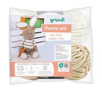 Gründl Kit de crochet Jeannot le Lapin - Créez votre lapin amigurumi ultra-moelleux en fil Funny certifié OEKO-TEX