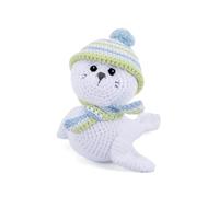 Gründl Kit de crochet Robbie le Phoque - Créez votre phoque amigurumi en 100% coton