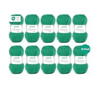 Gründl Laine Classico Laine mérinos 10 pelotes 50 g, Feuille verte