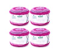 Gründl Laine Lolly Pop Fil dégradé 4 pelotes 150 g, Framboise