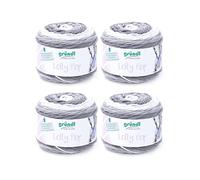 Gründl Laine Lolly Pop - Laine épaisse pour Crocheter et Tricoter avec dégradé de Couleurs - espectueuse de la Peau - 100% Acrylique - 4 pelotes 150 g / 240 m - Taille d’Aiguille 5-6 - Argent