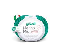 Gründl Laine mérinos Mio - Laine mérinos douce pour tricot et crochet - Douce et agréable pour la peau - 100% laine vierge (mérinos extra fine) - 1 pelote - 50 g / 125 m - Taille des aiguilles 3-4