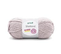 Gründl Shetland - Laine à tricoter douce - 80% polyacrylique et 20% laine - 100 g / 170 m - Taille des aiguilles : 7-8 - 1 x 100 g - Mocca Melange