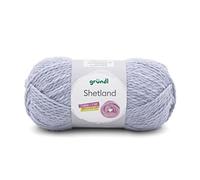 Gründl Laine Shetland - Laine épaisse pour crochet et tricot - Laine d’hiver - Douce et chaude - 80% polyacrylique, 20% laine - 1 pelote 100 g / 170 m - Aiguilles n° 7-8 - Jeans Melange