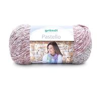 Gründl Pastello Fil, Coton, Mauve-Marbre Pastel-Couleur Chinée, ca. 400 m, Set Pièces