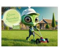 Grüne Männchen - Ganz normale Außerirdische (Wandkalender 2026 DIN A3 quer), CALVENDO Monatskalender: Entdecke eine humorvolle und faszinierende Welt, ... charmant und unerwartet menschlich agieren.
