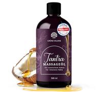 GRÜNE VALERIE® Huile de Massage Wellness à la Noix de Coco - 500 ml - Vitamine E et C - [DERMATEST : EXCELLENT] - Huile Relaxante Fabriquée en Italie