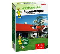 Grüner Jan Engrais de Gazon 3kg Gazon Pré Pelouse Jardin Engrais Plante