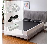 GRUENERDE Lot de 5 tapis de mise à la terre - 140 x 180 cm - Avec sangles élastiques - Tapis antistatique pour un meilleur sommeil - Pour animaux de compagnie âgés