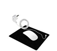 GRUENERDE Tapis de Mise à la Terre - Tapis de Souris avec câble de Terre UE - Produit de Mise à la Terre sûr (25 x 30 cm)