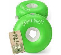 Grünflügel Brassards verts à partir de 1 an - Sûrs, doux pour la peau et sans plastifiants I 11 - 30 kg I Brassards ronds Swim Aide à la natation Bébé à partir de 1 an Enfants 2 ans Brassards