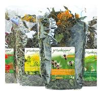 grünhopper Herbes sauvages - Snack pour lapin - Lot de 4 - 470 g