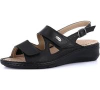 GRÜNLAND Femme Dami Sandale Confort à Double Bride, intérieure Amovible en liège et Cuir, Semelle Conforma et Coutures Faites Main