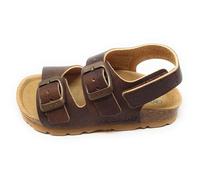 Grünland Sandale Junior Lumière SB1371, marron, EVA et liège avec cuir véritable, ergonomique, usage quotidien, Marron brun brun brun, 41 EU