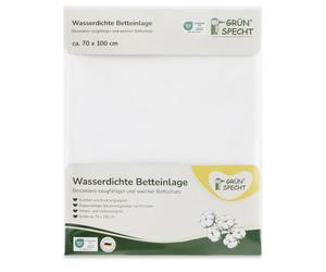 Grünspecht 164-00 Alèse imperméable pour lit Blanc 70 x 100 cm