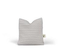 Grünspecht 376-V1 Coussin chauffant en graines de colza avec housse lavable pour bébés et tout-petits, en cas de ballonnements et de douleurs abdominales, piqué gaufré Gris