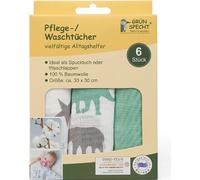 Grünspecht Chiffons d'entretien, paquet de 6 30 x 30 cm - Vert
