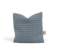 GRÜNSPECHT Coussin en graines de colza avec housse lavable, coussin chauffant pour bébés et tout-petits, contre les ballonnements et les douleurs abdominales, gaufré, bleu pétrole (376-V3)