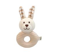 GRÜNSPECHT Lot de 619-00 - 100% coton biologique - Jouet pour bébé - Doux - Cadeau de naissance, baptême, fête prénatale, GOTS - Beige (619-00)