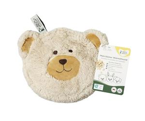 GRÜNSPECHT Mein kleine Wärmfreund Bär, coussin chauffant Cherry Pot avec housse lavable pour enfants, doudou chauffant pour les maux d'estomac et le rhume (171-V2)