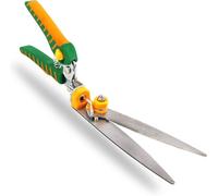 GRÜNTEK Cisaille a Gazon Coupe Bordures Lame Orientable. Ciseaux Gazon Jardin PREMIUM en Acier INOX 34.5 cm