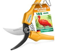 GRÜNTEK Sécateur de Jardin Ciseaux à Fleurs Vigne et Bonsai léger et