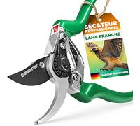 GRÜNTEK Sécateur de Jardin Professionnel Ciseaux à Fleurs Cisaille à Lame