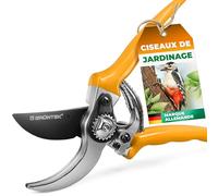 GRÜNTEK Sécateur Jardin lame franche 55mm. Cisaille 215mm Fleurs Vignes
