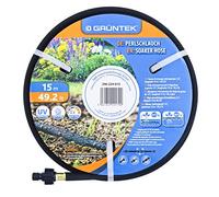 GRÜNTEK Tuyau poreux pour arrosage Goutte à Goutte 15M. Pour arrosage jardin et potager