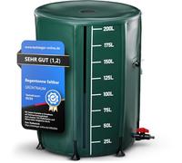 GRÜNTRAUM Réservoir de Pluie Pliable de 200 litres [avec indicateur de Remplissage innovant] Résistant aux intempéries