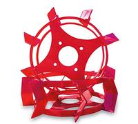Grünwelt GW-ER340 Roue en fer 34 cm Roue à pelle, roues en fer pour creuser des pommes de terre